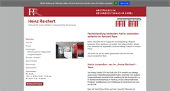 Desktop Screenshot of praxis-reichert.com